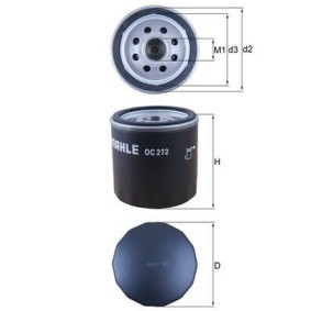 Achetez des Filtre à huile KNECHT OC 272 à prix pour 15,67 €