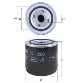 Achetez des Filtre à huile KNECHT OC 288 à prix pour 16,22 €