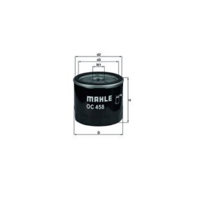 Achetez des Filtre à huile KNECHT OC 458 à prix pour 12,94 €
