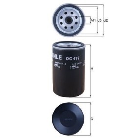 Achetez des Filtre à huile KNECHT OC 479 à prix pour 10,74 €