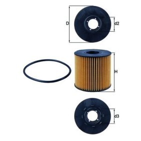 Köp Oljefilter av KNECHT OX 210D till det låga priset 174,09 kr