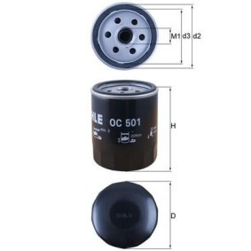 Achetez des Filtre à huile KNECHT OC 501 à prix pour 14,63 €