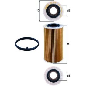 Achetez des Filtre à huile KNECHT OX 379D à prix pour 16,13 €