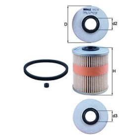 Achetez des Filtre à carburant KNECHT KX 218D à prix pour 19,02 €