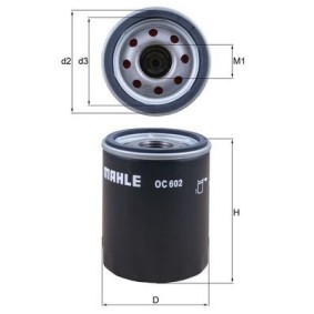 Achetez des Filtre à huile KNECHT OC 602 à prix pour 33,09 €