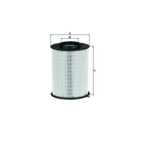 MITSUBISHI Luftfilter von KNECHT