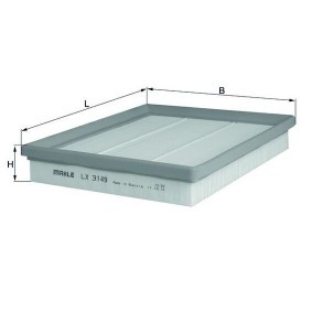 CHRYSLER Luftfilter von KNECHT