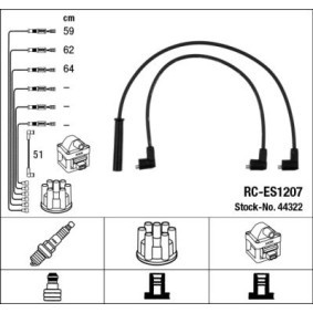 Compre Jogo de cabos de ignição da NGK 44322 a um preço baixo por 38,22 €