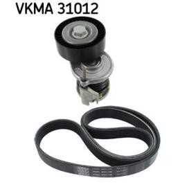 Achetez des Jeu de courroies trapézoïdales à nervures SKF VKMA 31012 à prix pour 63,38 €