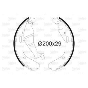 Comprar Juego de zapatas de frenos de VALEO 564102 a bajo precio de 37,77 €