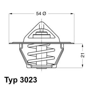 Achetez des Thermostat d'eau WAHLER 3023.87D à prix pour 14,61 €