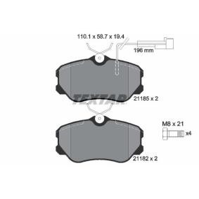 Compre Pastilhas de travão da TEXTAR 2118503 a um preço baixo por 82,21 €