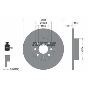 Comprar Disco de freno de TEXTAR 92091700 a bajo precio de 37,39 €