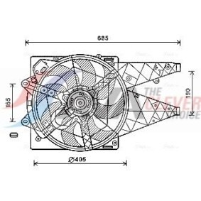 Klimakondensator für CHRYSLER von AVA COOLING SYSTEMS