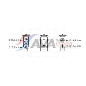 Türkontaktschalter des Herstellers AVA COOLING SYSTEMS - Originalware Artikelnummer: FT2401