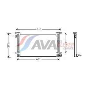 Verdampfer, Klimaanlage für HONDA von AVA COOLING SYSTEMS