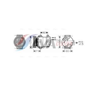 Comprar Condensador, aire acondicionado de AVA COOLING SYSTEMS HY5268 a bajo precio de 119,48 €