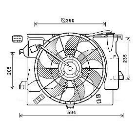 Kühlerlüfter HY7541 von AVA COOLING SYSTEMS günstig für 280,24 € online kaufen