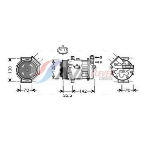 Compre Compressor, ar condicionado da AVA COOLING SYSTEMS OLK586 a um preço baixo por 503,56 €