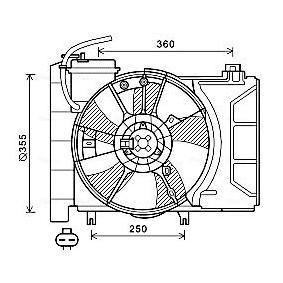 Kühlerlüfter von AVA COOLING SYSTEMS TO7647
