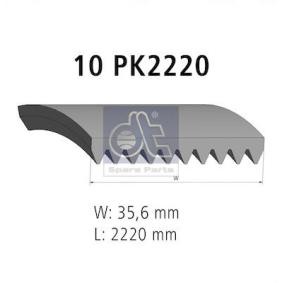 Achetez des Courroie Poly-V DT Spare Parts 1.21963 à prix pour 69,76 €