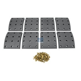 Köp Bromsbelägg, sats, trumbroms av DT Spare Parts 2.94052 till det låga priset 2136,36 kr