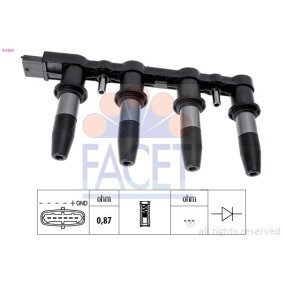Achetez des Kit de réparation, distributeur d'allumage FACET HT.0547 à prix pour 163,20 €