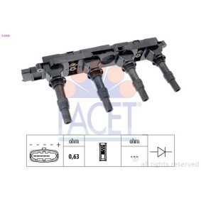 Achetez des Kit de réparation, distributeur d'allumage FACET HT.0644 à prix pour 32,77 €
