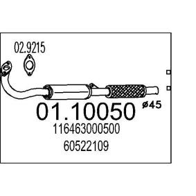 Abgasrohr von MTS günstig für 944,58 €