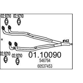Abgasrohr 01.10090