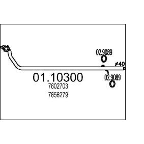Abgasrohr 01.10300