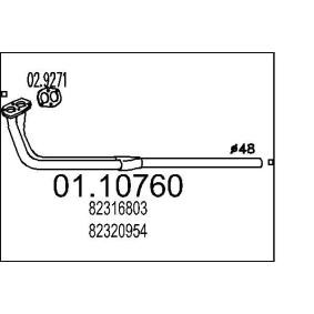 Abgasrohr 01.10760