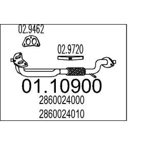 Abgasrohr 01.10900