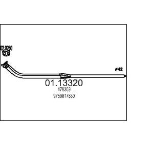 Abgasrohr 01.13320