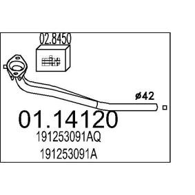 Köp Avgasrör av MTS 01.14120 till det låga priset 607,29 kr
