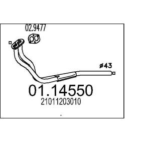 Abgasrohr 01.14550