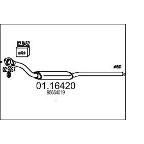 Abgasrohr 01.16420