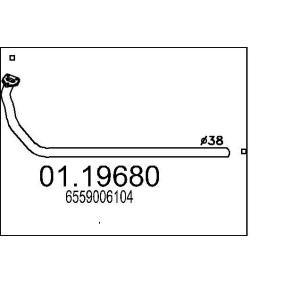 Abgasrohr 01.19680