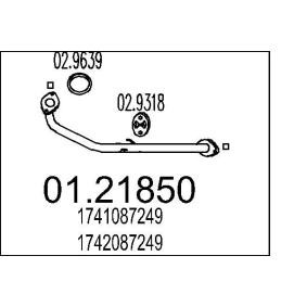 Abgasrohr 01.21850