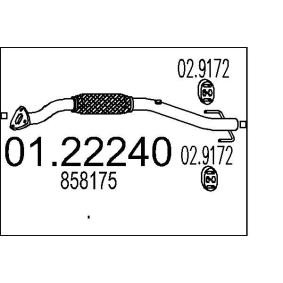 Abgasrohr 01.22240