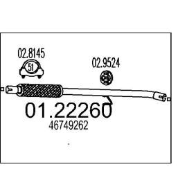 Abgasrohr 01.22260