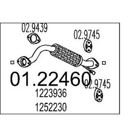 Abgasrohr 01.22460