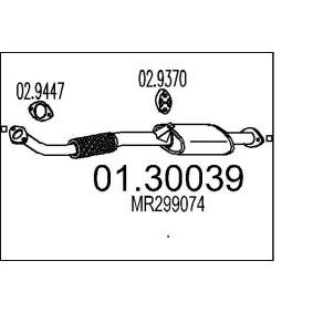 Köp Främre ljuddämpare av MTS 01.30039 till det låga priset 12433,96 kr