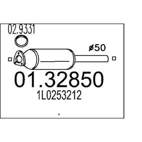 Köp Främre ljuddämpare av MTS 01.32850 till det låga priset 12433,96 kr