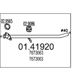 Abgasrohr 01.41920