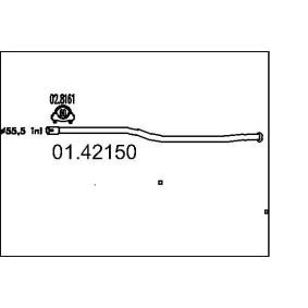 Abgasrohr 01.42150