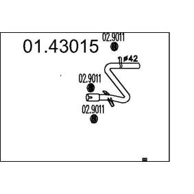Abgasrohr 01.43015