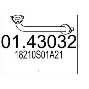 Abgasrohr 01.43032