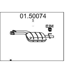 Mittelschalldämpfer von MTS günstig für 944,58 €