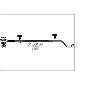 Mittelschalldämpfer 01.50136 FIAT PANDA von MTS